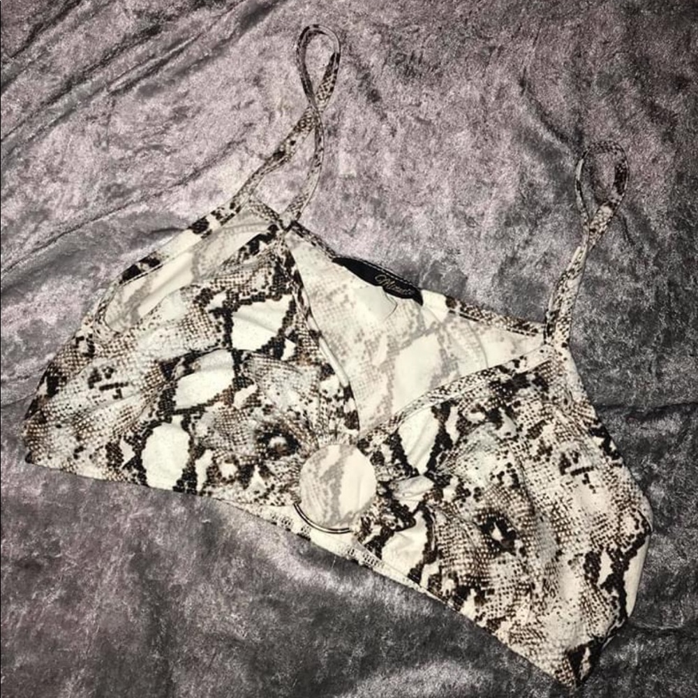 Snakeskin top